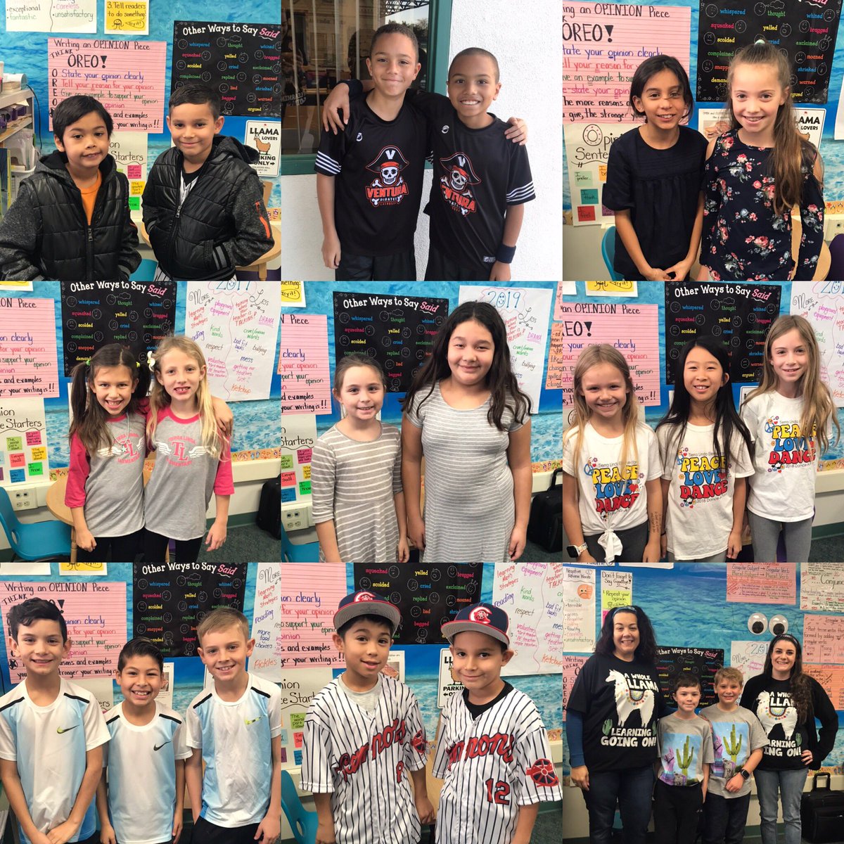 StephanieAdria7's tweet photo. Twin Day 👯‍♂️Check out all of our school spirit! 👍🦙 @TLSHawks https://t.co/135iUdFpKP