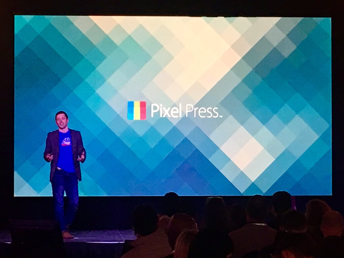 CEO Robin Rath pitching his #STLstartup <a href="/PixelPressGame/">Pixel Press</a> at the #PipelineInnovators! He hopes to enable next gen’s children to be the next creators!