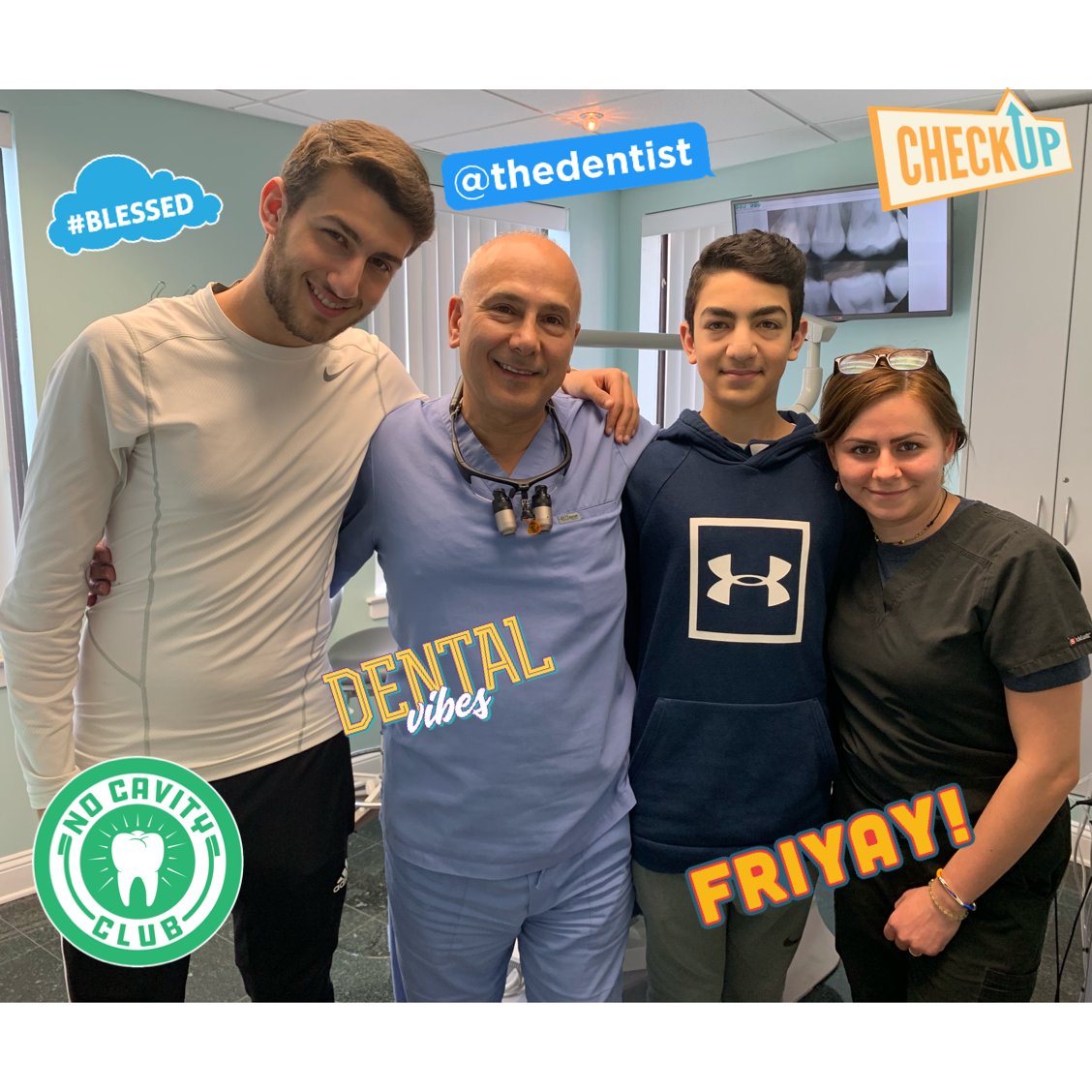 Solman and Daniel! FriYay!! Dr.C’s kids were here today! It’s so great to see them. Proud members of the no cavity club. #dentalappointment #friday #friyay #dentist #prouddad