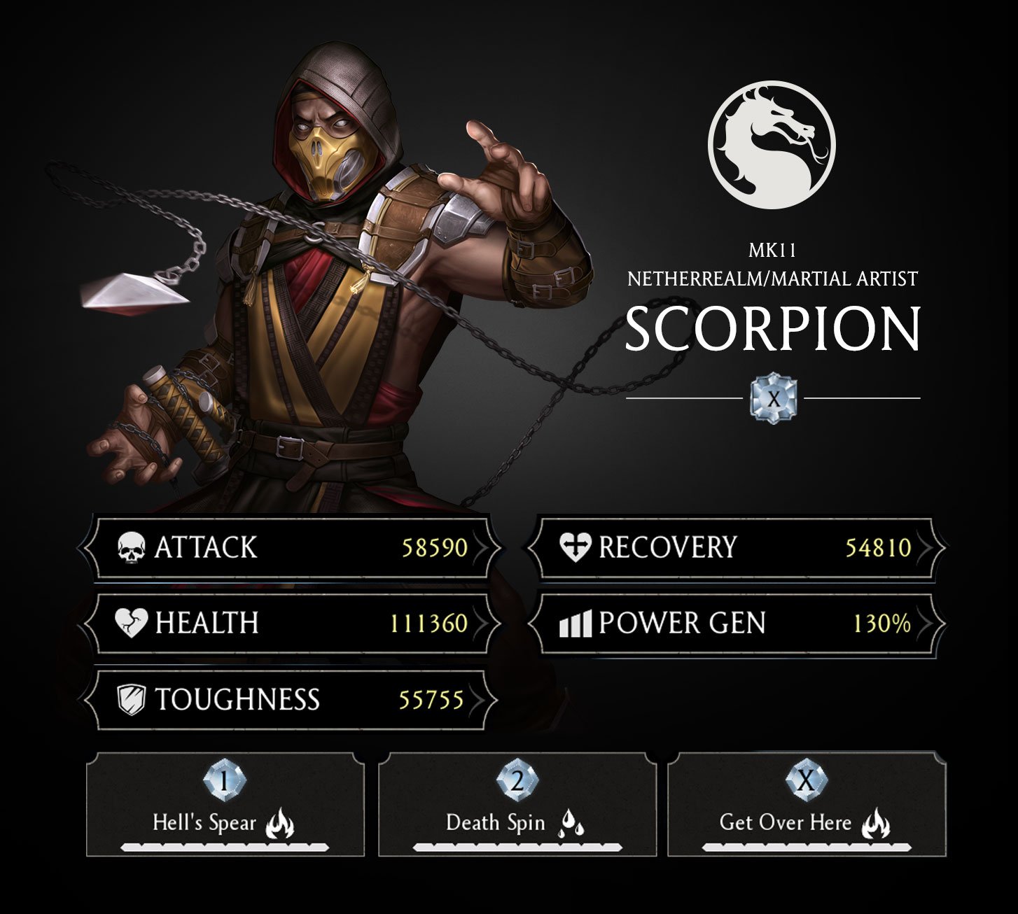 Mortal Kombat Mobile On Twitter Get Ready For Diamond Mk11 Scorpion In Mobile He Is Undeniably One Of The Most Powerful Characters In The Game From Stats To Giving Lethal Blow Chance