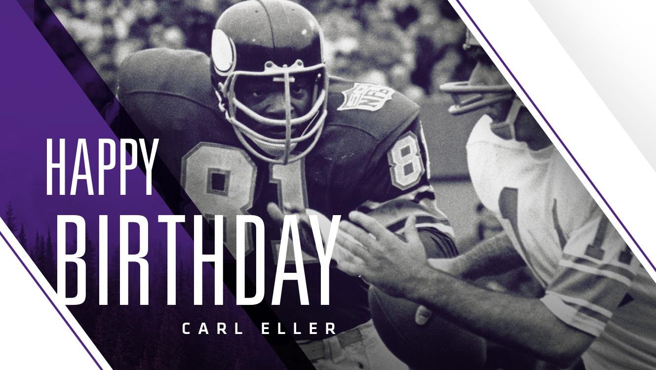 Happy Birthday to DE Carl Eller! 