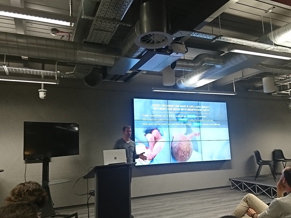 More great analogies... #startups are like babies, we can use #AI to make better decisions with limited data... #TableTurn launch