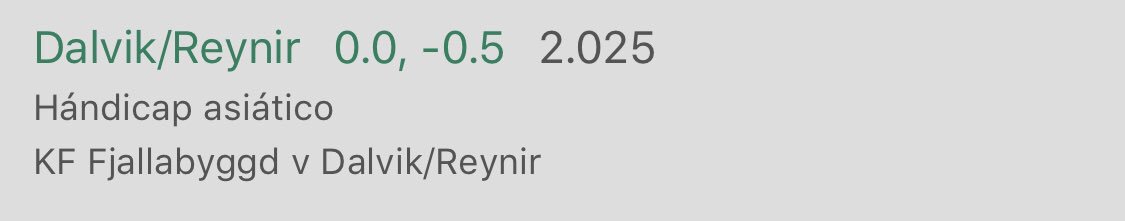 ICEbets's tweet photo. Stake 2 👍🏼 @2.025 💶 ⏰ 22:00 https://t.co/ErKKRuco6R