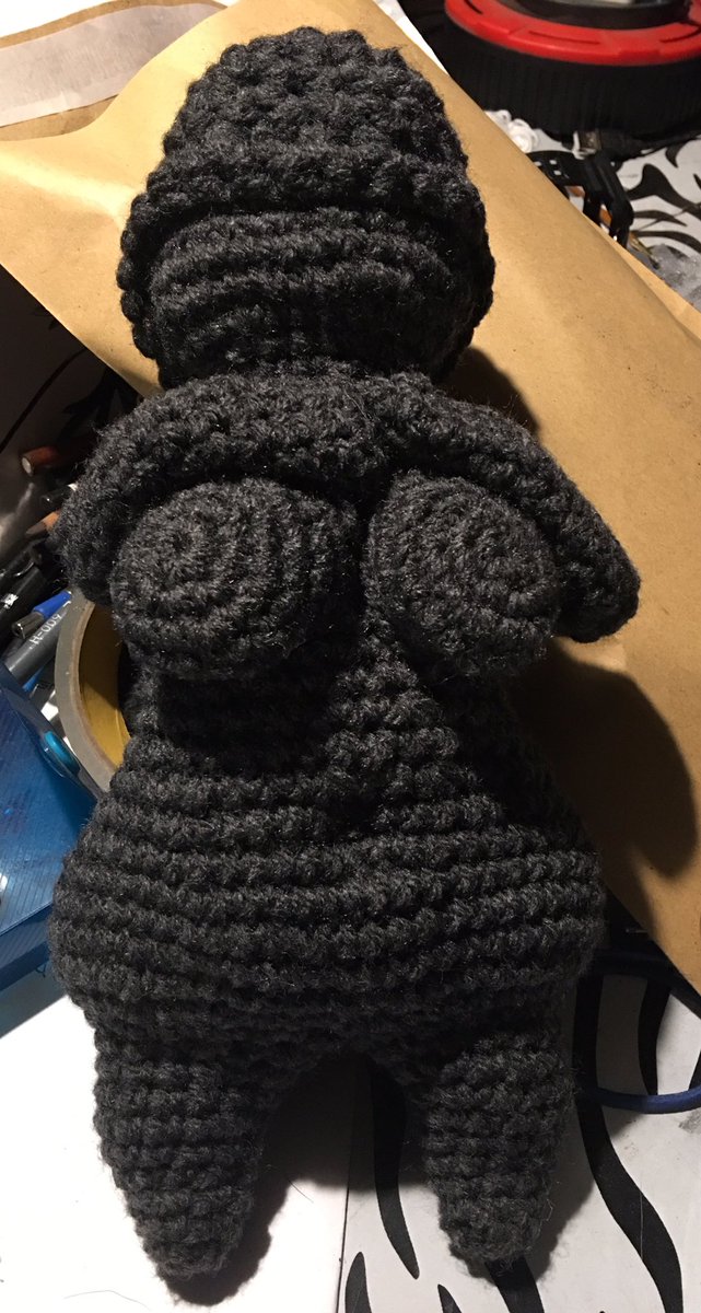 NavajoBirdsong's tweet photo. Managed a bit of #crochet today- easy pattern from #TrishaGurumi - now I have my very own #WillendorfVenus (pic of real thing inc fir ref!)
Double pleased as haven’t had to head back to bed today! #flu #pleep https://t.co/tbkfioziXA