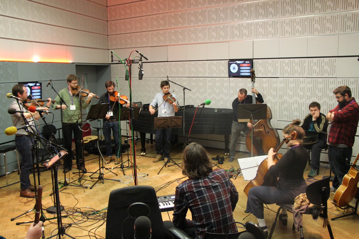 "We've been friends for ages and shared a stage in our separate bands, but wanted to collaborate...Burns created the perfect opportunity to do that, as he wrote such beautiful words" - Dila Vardar of <a href="/Bandofburns/">Band of Burns</a> who have squeezed into the studio to help us celebrate Burns Night!