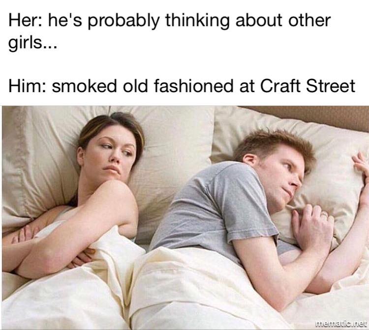 CraftStreetKit's tweet photo. Free your mind, the rest will follow.
.
Happy Hour $1 off Select Drafts and $4 House Wines &amp; Wells 
.
#friday #craftycocktails #bartenders #winetime #uncommonhospitality #hospitalityservedhere #drinkingmydinner #cskoldsmar #csktrinity #friday #weekend #happyhour https://t.co/BdsFJJSt01
