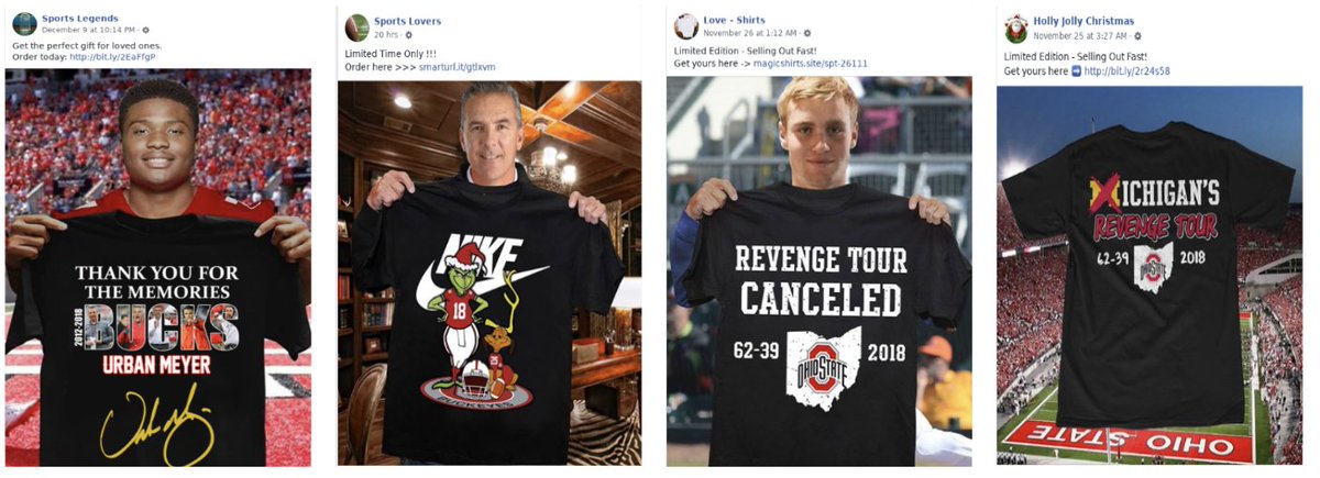 The most recognizable universities use CounterFind to recover, report &amp; remove counterfeits from online marketplaces instead of relying on private investigators to stop bootleggers from selling knock-off merch to fans. See How we can help your brand: buff.ly/2CEh3Cz