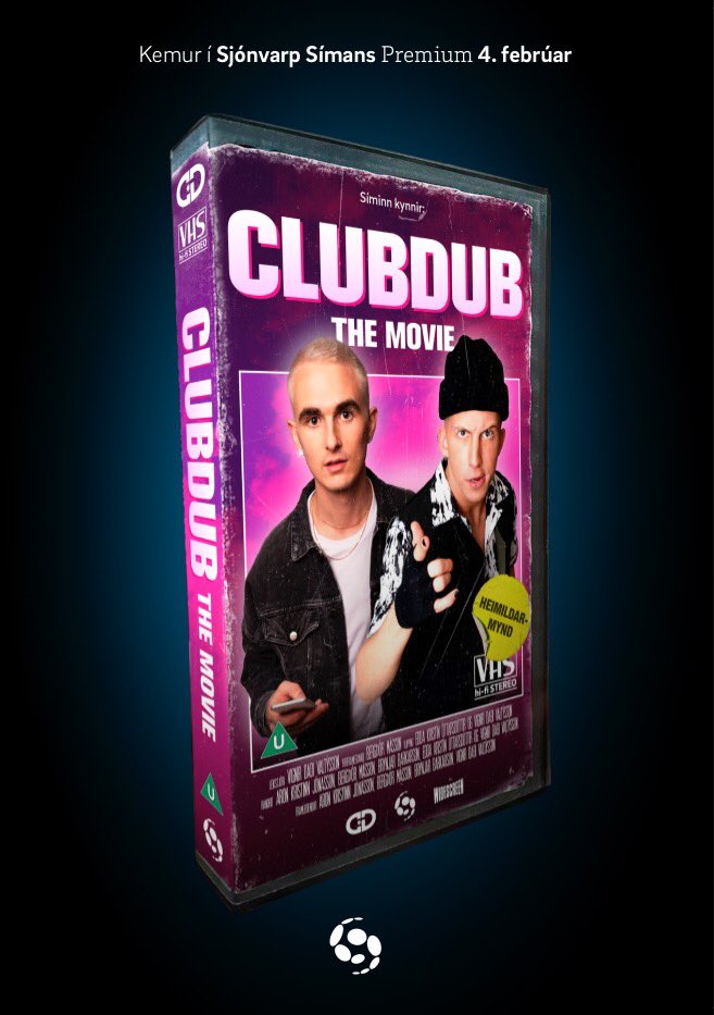 aronkristinn's tweet photo. ClubDub the Movie er væntanleg 4. febrúar🤘🏼Geggjað project sem Bergþór, Vignir Daði, Edda Kristín og fleiri eru búin að vinna hörðum höndum að gera að veruleika. blessed 😌 https://t.co/eBSOGA9No1