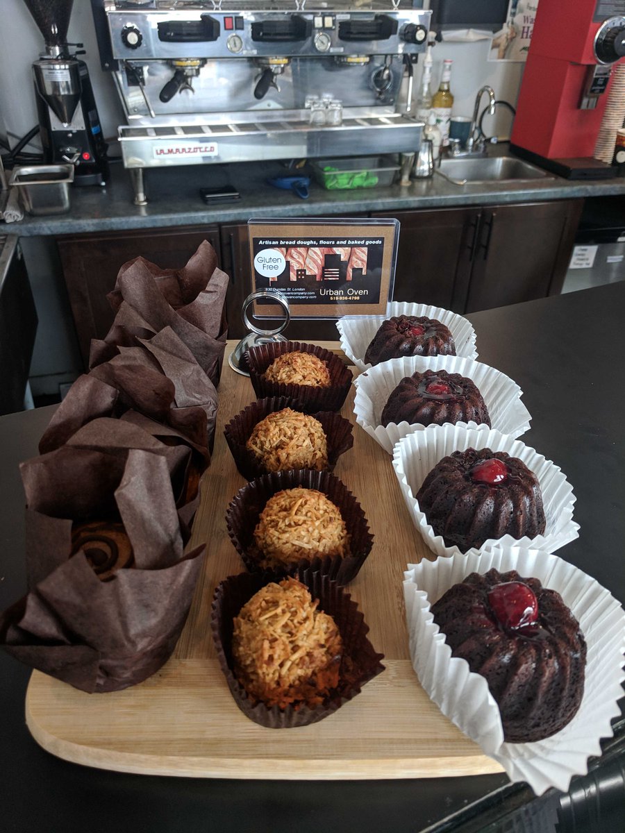 You'll find another one of our favourite bakers, Urban Oven at our Wortley location this week. Serving up 3 options and all of them are gluten free, vegan and delicious. #vegan #glutenfree #yummy