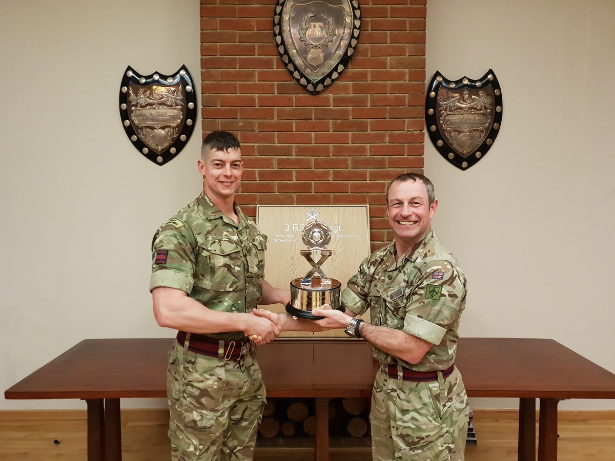 Congratulations to Cpl Needham, 63 HQ and Training Support Squadron, for being named the best JNCO of 3 RSME.   #3RSME #SapperPower #SectionCommander #FindWhereYouBelong #YourArmyNeedsYou