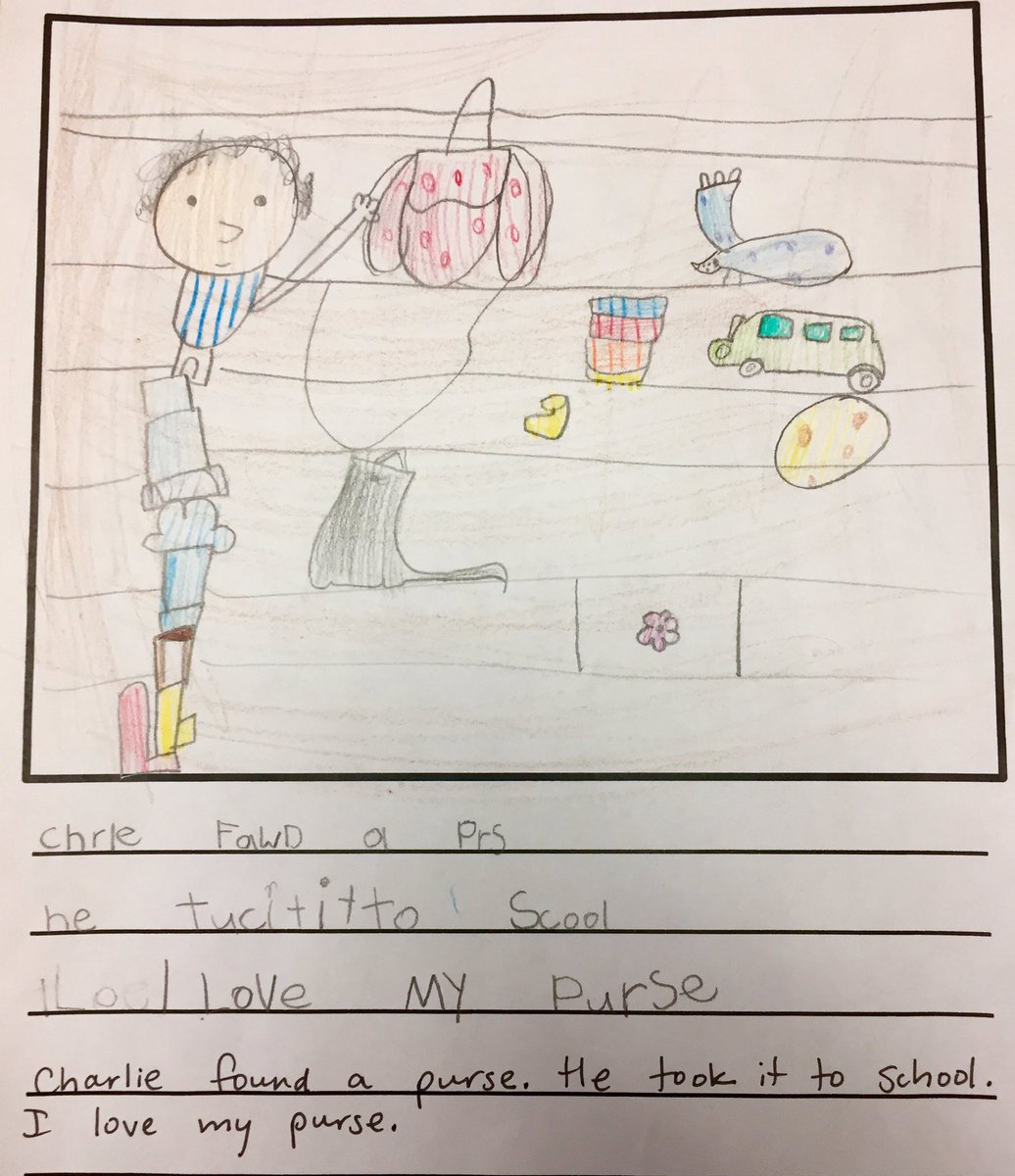 CommonsLambeth's tweet photo. My favourite part of today...getting asked to come down to this adorable SK/1 class to listen to their responses to @BelleDeMont ‘s beautiful #BlueSpruce book “I Love My Purse”. These students are so inspired that they’ll be wearing their 1 fav thing to school on Monday. ❤️📚👛 https://t.co/AiRIcHCHi1