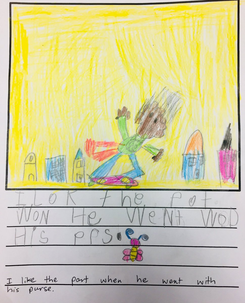 CommonsLambeth's tweet photo. My favourite part of today...getting asked to come down to this adorable SK/1 class to listen to their responses to @BelleDeMont ‘s beautiful #BlueSpruce book “I Love My Purse”. These students are so inspired that they’ll be wearing their 1 fav thing to school on Monday. ❤️📚👛 https://t.co/AiRIcHCHi1