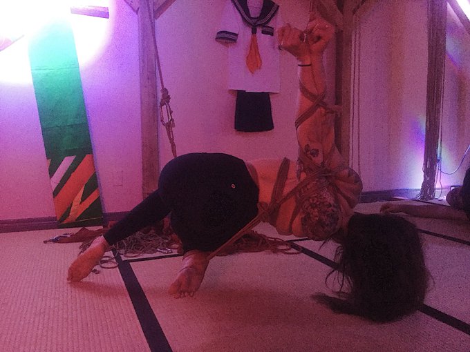 I&rsquo;ve been bad about posting rope stuff lately, so here is J in more experimentation with the strappado