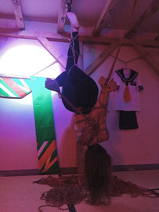 I&rsquo;ve been bad about posting rope stuff lately, so here is J in more experimentation with the strappado