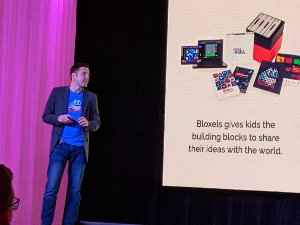 Our Co-Founder and CEO <a href="/robinrath/">Robin Rath</a> presenting on Pixel Press and @BloxelsBuilder @BloxelsEDU at <a href="/PIPELINEorg/">pipeline entrepreneurs</a> in Omaha today! #PipelineInnovators