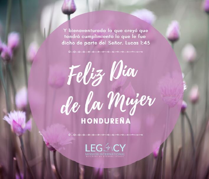 goLegacyMission's tweet photo. Today is Dia de la Mujer (Woman's Day) in Honduras. 

Blessed is she who has believed that the Lord would fulfill his promises to her! Luke 1:45 #legacymission #legacy #buildinganeternallegacy #honduras #diadelamujer #faith #luke145 #grateful https://t.co/Jv76rsJeCY