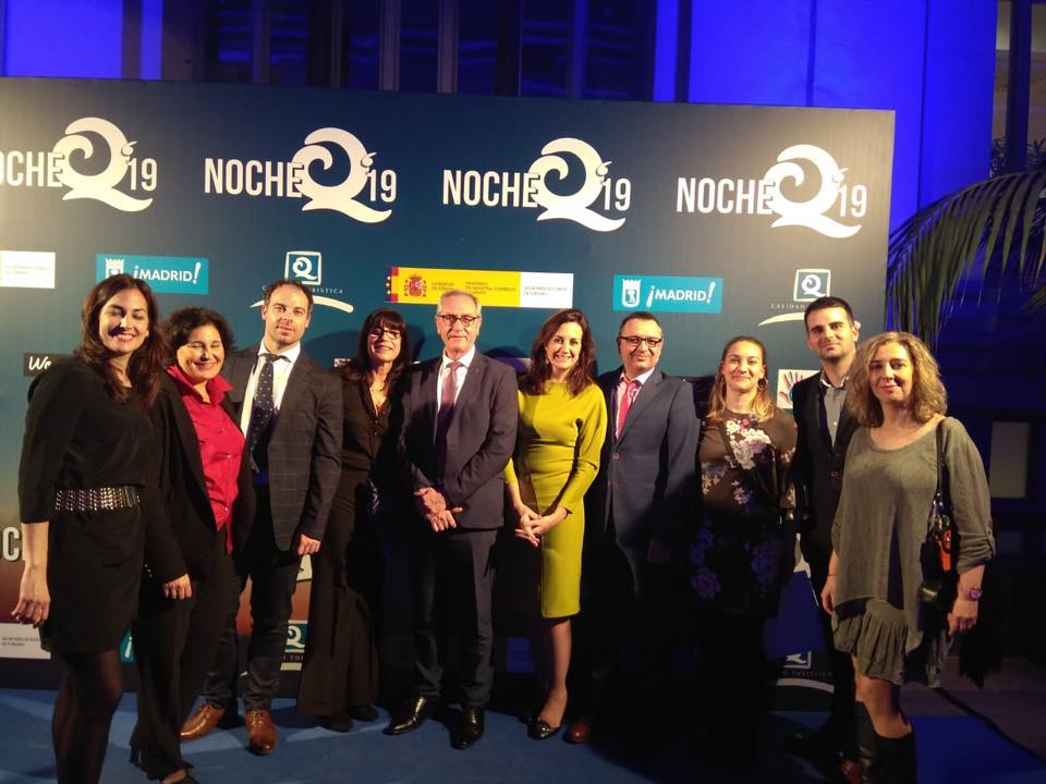 ayto_riba_roja's tweet image. El regidor de Turisme i Patrimoni juntament amb l'equip tècnic va participar anit a Madrid en la NocheQ 2019, en #Fitur per a rebre la Q de qualitat pel Museo Pla de Nadal (MUPLA). #turisme #visigots #Fitur2019 #araribaroja #RibarojaSomRiu