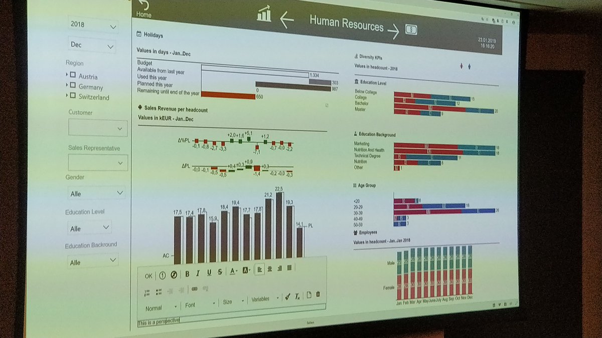PowerBIBelgium's tweet photo. 20 attendees became 23, and this #trueChart #IBCS thing is truly amazing tho...
If you haven't seen this yet, get in touch with @Hi_Coordination for a demo or even a test license.
Adds so much flexibility for #PowerBI building reports in an enterprise setting https://t.co/GdwBssHtga