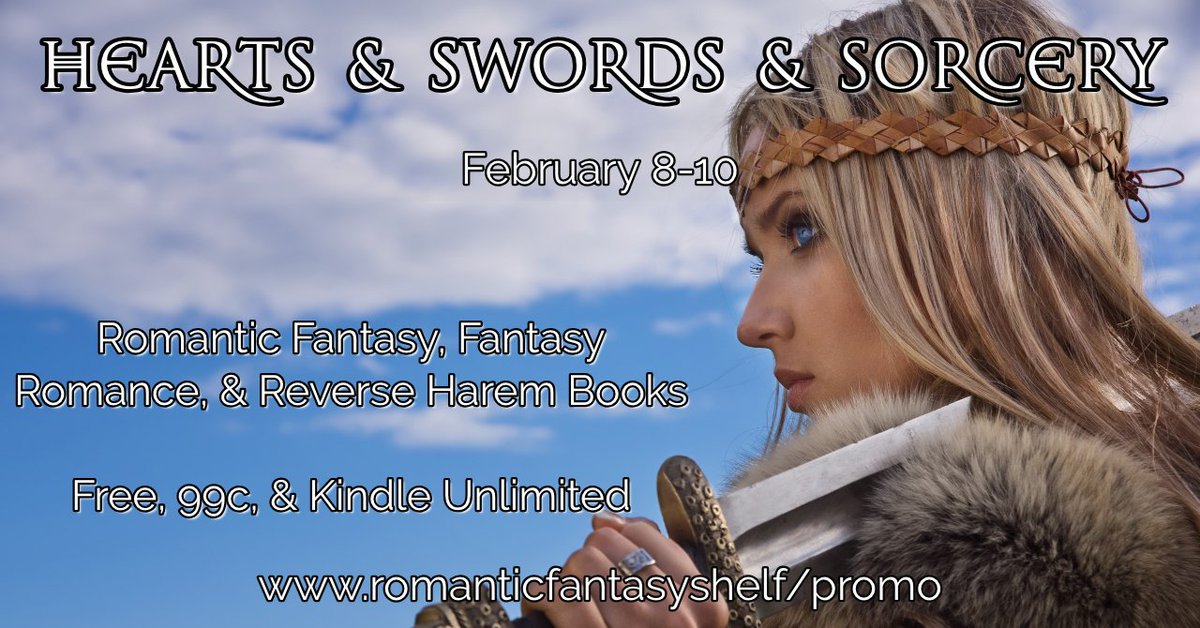 Hearts and Sword and Sorcery! It's another quick promo! Get 'em for yourself or get 'em for a friend for gal-entines day! #fantasy #books #free #99c #KindleUnlimited 

romanticfantasyshelf.com/promo