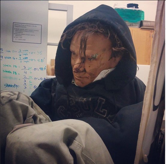 Kenny, Cal State LA's historic crime lab dummy, says we are ALMOST SOLD OUT for Sunday's forensic science seminar. Your ticket to Arson &amp; After benefits cutting edge Criminalistics research in new methods of crime scene analysis, buys Kenny a new hoodie. lavatransforms.org/event/crimelab…