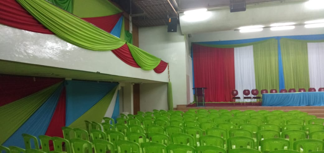 The venue is set for #JkuatAlumniAGM happening tomorrow pale assembly hall <a href="/DiscoverJKUAT/">Discover JKUAT</a> .
<a href="/JkuatAlumni/">JKUAT ALUMNI</a> and <a href="/JKUATALISO/">JKUAT ALISO</a> welcomes all Alumni to this great event
Tag along a friend😊
<a href="/sheilamokiami/">خبير تقني (هكر أخلاقي)</a> welcome😊