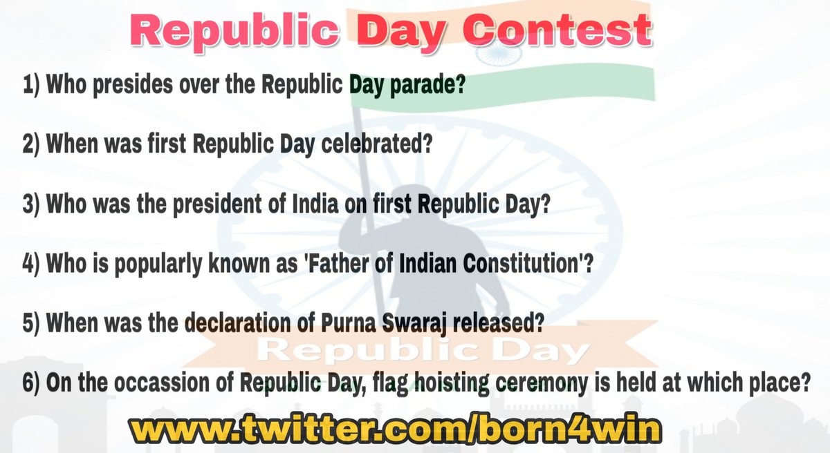 General Knowledge Republic Day Quiz Republic Day Of