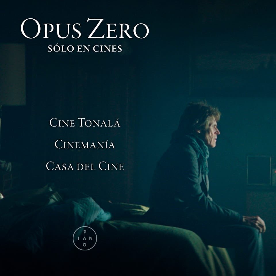andresalmendras's tweet photo. Amigos, a partir de hoy ya pueden ver #Opuszero en @cinetonala @CinemaniaMx y @LaCasaDeCine con #WillemDafoe @IreneAzuela y su servilleta! Corran! https://t.co/MPGvdvnmUK