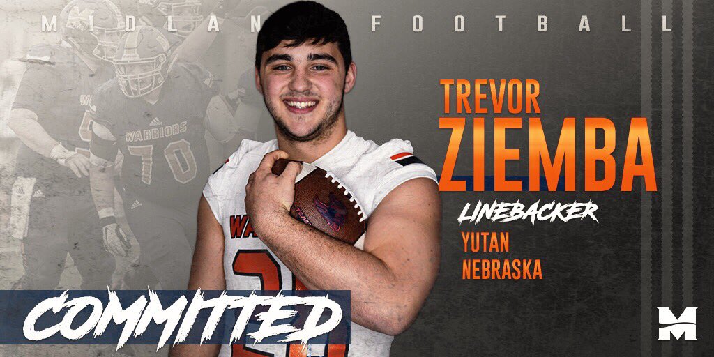 I’d like to thank Coach Jamrog, Coach Jones, and the rest of the coaching staff for this opportunity! Also thank you to my old coaches, my parents, and supporters! I’m excited to announce that I’m officially committed to Midland University! GO WARRIORS! #ComebackSZN💯