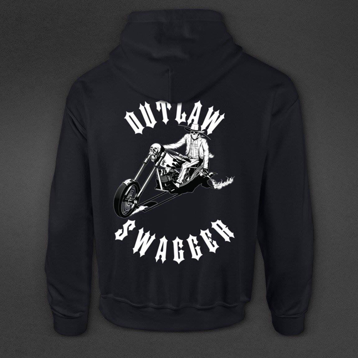 Deal with the cold in the best swag possible... The OS Choppa Unisex Hoodie features our Choppa graphic on the back, Outlaw Swagger running down the inside-left sleeve and iconic 46 emblem on front. GET YOURS !! outlawswagger.com