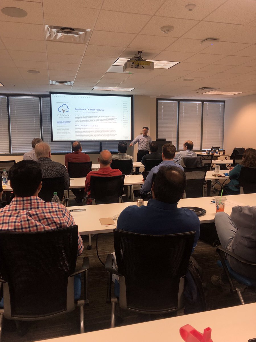 ViscosityNA's tweet image. Full house this week at @Oracle_AZORA ! With @racdba talking about @Oracle #Oracle18c