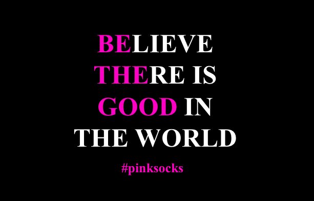 nickisnpdx's tweet photo. the world is full of good! 🌍💖😊✨ #pinksocks https://t.co/oMjJPMGn1F