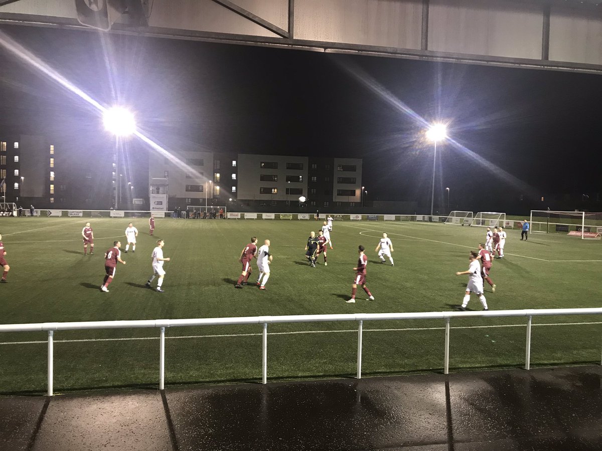 McDonald cup final tonight as Carluke Hearts face Linlithgow Rose at Spartans Academy. 

 0-0 after 13 mins.