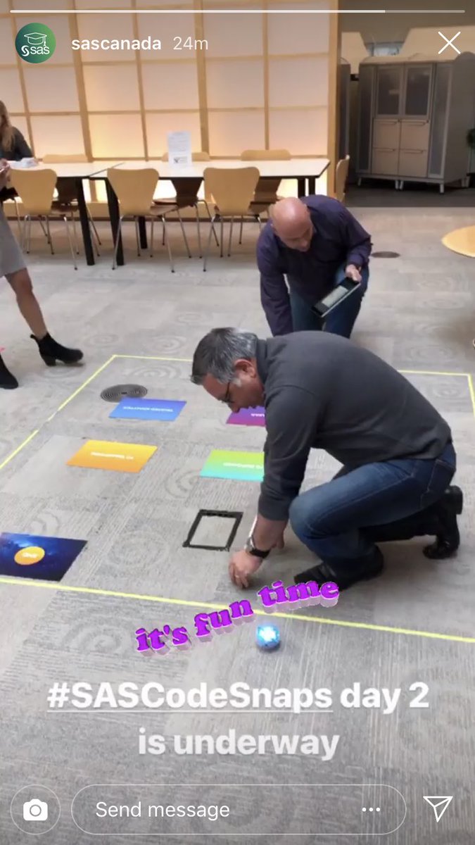 SASCanada's tweet image. SAS Canada loves #SASCodeSnaps! After all the fun we had Monday, we head to run the activity again on #friYAY