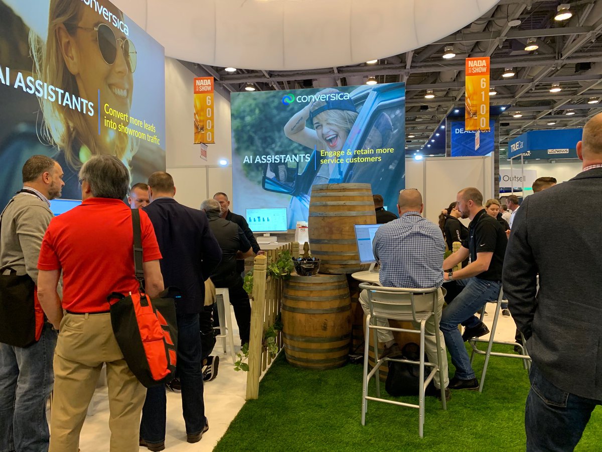 rashmivittal10's tweet image. Dealerships scooping up ⁦@MyConversica⁩ AI Assistants #NADA2019 #ArtificialIntelligence #AugmentedWorkforce