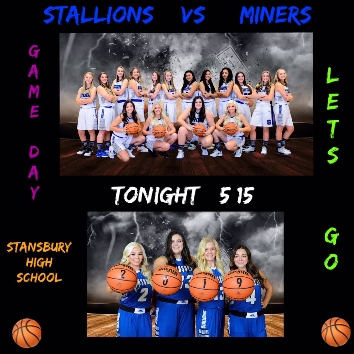 Stallionbball's tweet photo. GAME DAY YA’LL 💙🏀💙 https://t.co/Wh228t5Wui