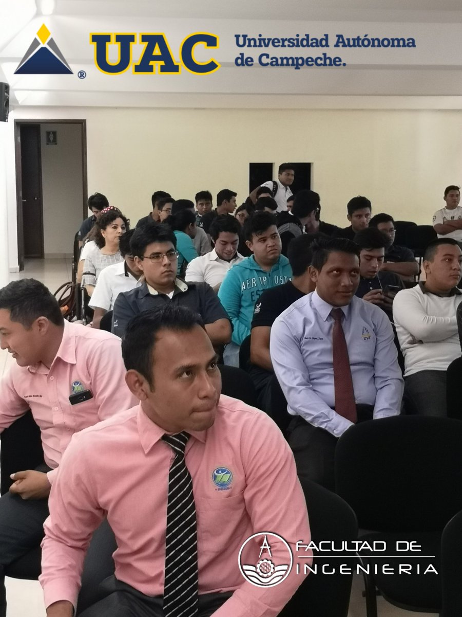 fdi_uac's tweet photo. La Facultad de Ingeniería ofreció la Conferencia MOTIVACIONAL "Tu ACTITUD define TU ALTITUD" para dar la bienvenida a los alumnos de la fase 18-19 2, impartida por Mariano Saraoz Díaz de la Universidad de Lindavista, con una audiencia de 130 universitarios. @UACamTransforma https://t.co/cb5E7QGi4j