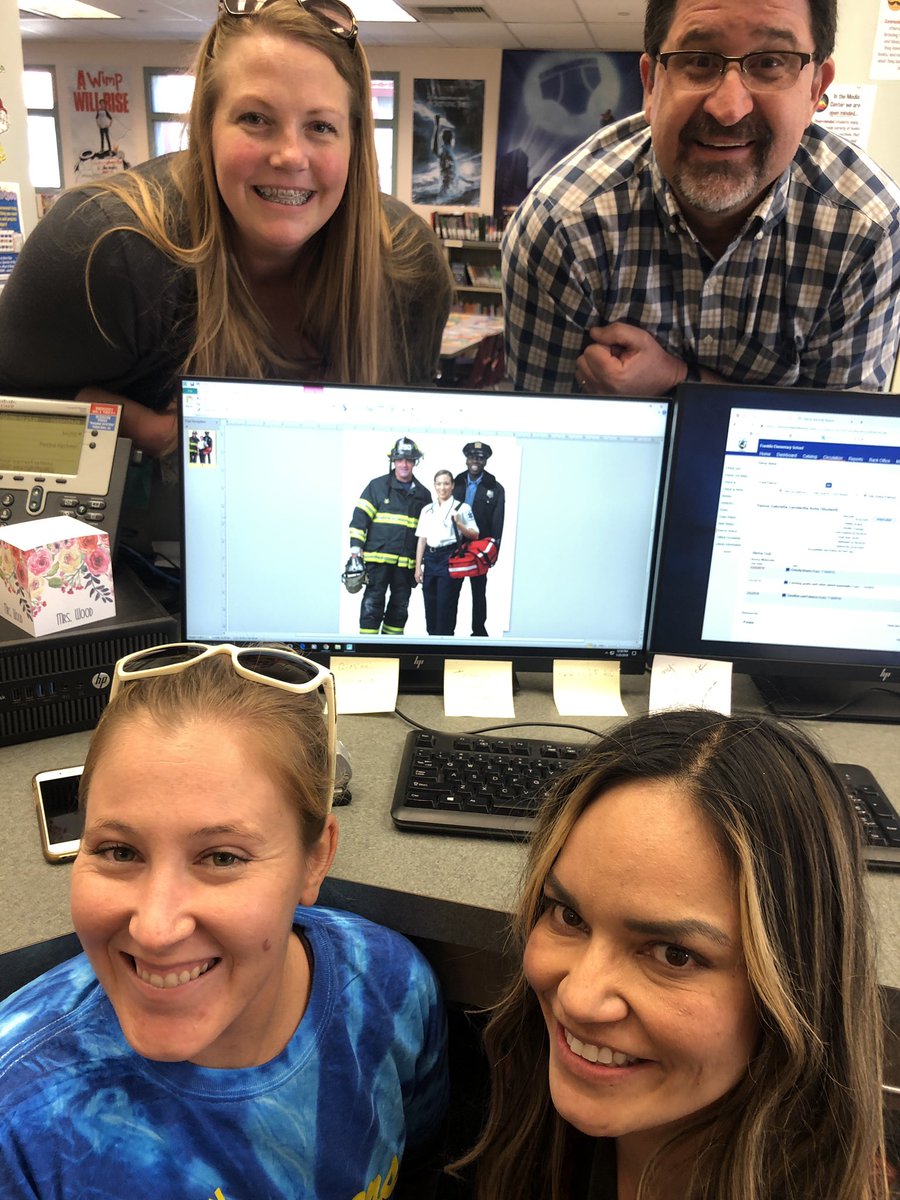 Photo with some 1st Responders.l <a href="/Followthebolt/">Franklin Elementary</a>