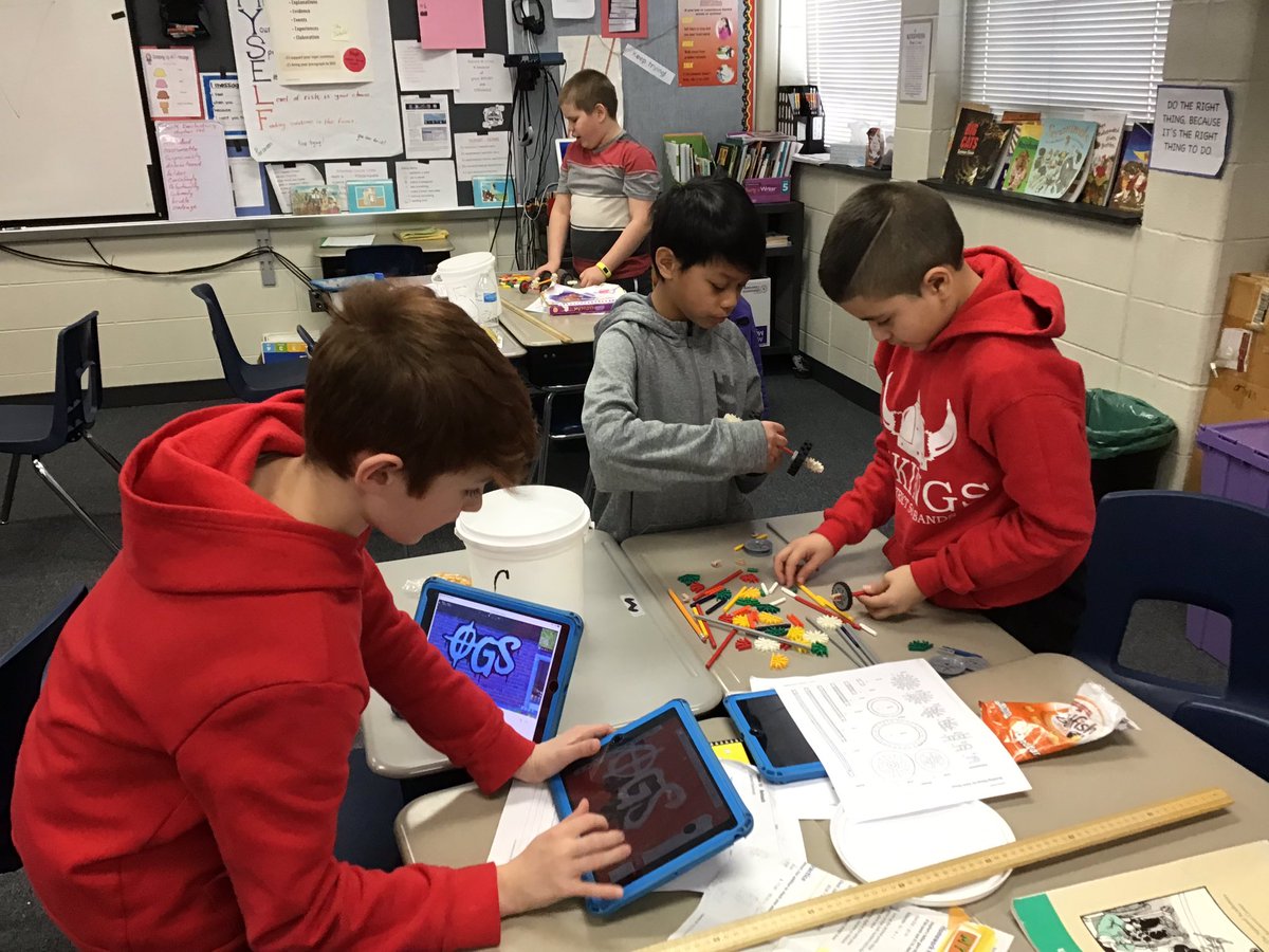 mickschdale's tweet photo. Teams working on first design challenge: to build a vehicle that can travel 100cm #d56acheives #rtslearns https://t.co/Y6eigmh1ax