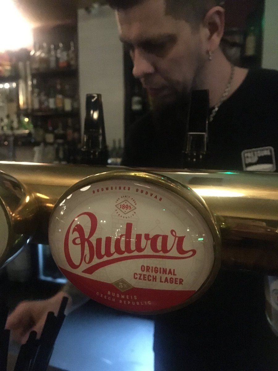 Independantly owned, never contract brewed 5% original premium lager now on @dartmoutharms @BudvarUK @DiningClub #nw5 #dartmouthpark #london #independantpubs