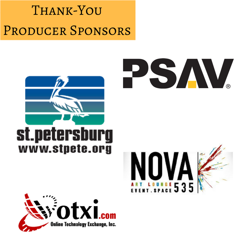 SunscreenFF's tweet photo. Sending some Love to our #Sunscreenff18 #ProducerSponsors @PSAV @stpetefl @NOVA_535 @OTXI https://t.co/Bio2URUlg5