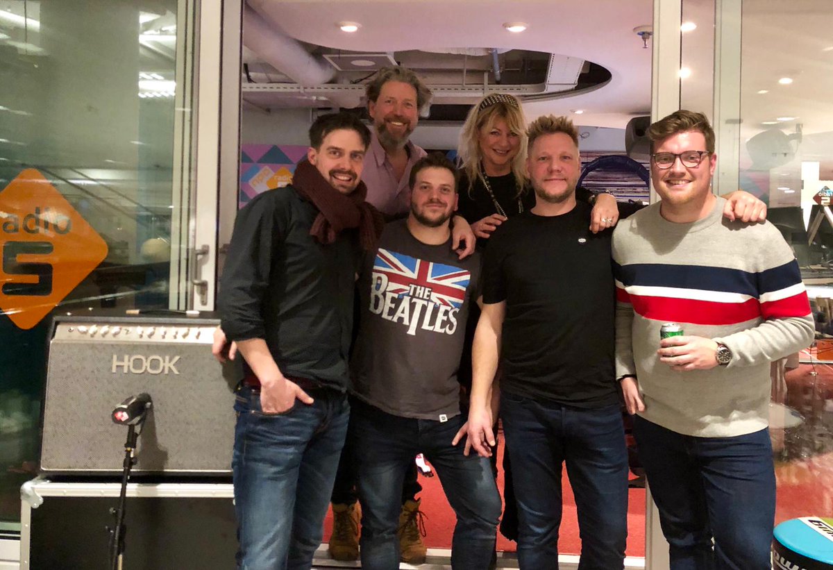 Dit was leuk! Manuela, Henk Jan, Nils en Syb bedankt voor de gastvrijheid! #radio5 #demax#nachtgedachten