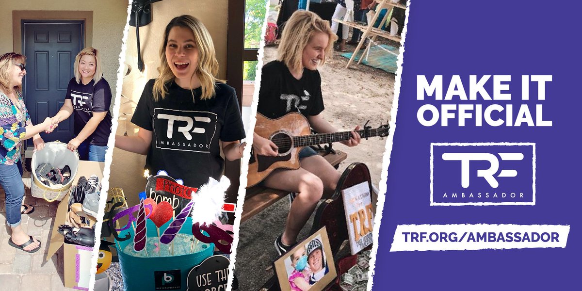trfdotorg's tweet photo. Our Ambassador community is constantly growing and the efforts by these global go-getters amazes us every day! Be it big or small, they make a difference. 💜💜

We'd love YOU to be our very next Ambassador and it's only a short application away: https://t.co/VwPQDkXuJ0 https://t.co/BAIMTBtG4K