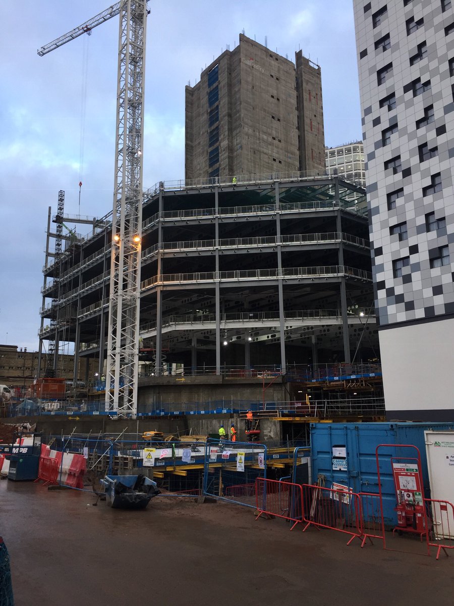 GRJContracting's tweet photo. Thrilled to be underway on our new contract with @gallifordtry in the centre of Birmingham #grj #fireprotection #intumescent @SherwinWilliams @Nullifire https://t.co/RCyNpUbZvt