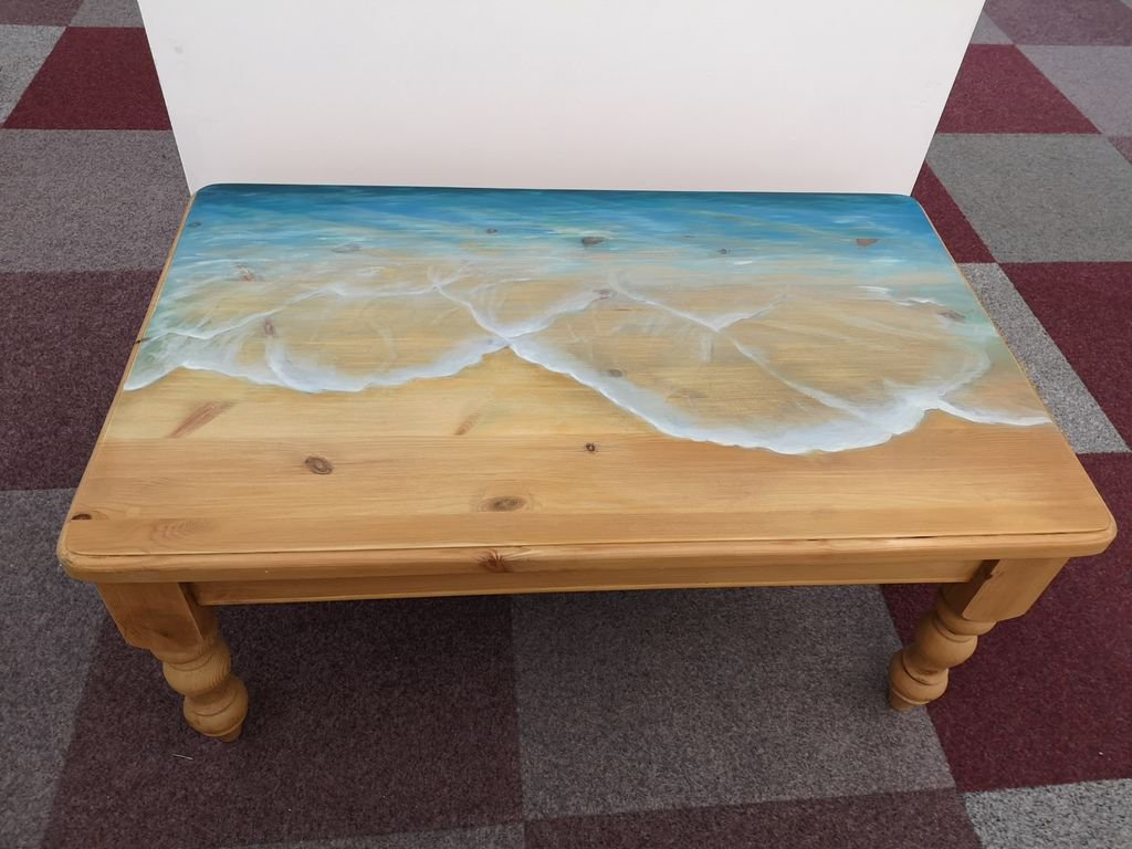 frithdimension's tweet photo. This little #coffee table is included in my mini #wave exhibition. Pop into the Frith Dimension Gallery in Chandlers Ford to see all my work. https://t.co/tFBxLf1Sai