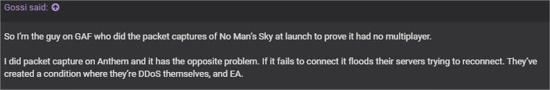 @anthemgame  to <a href="/EA/">Electronic Arts</a>:

GG big fan just played you