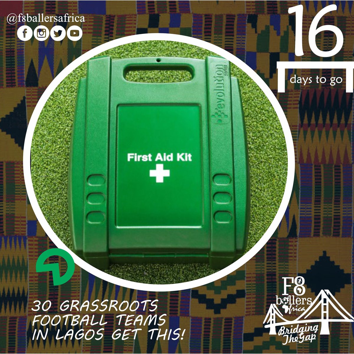 16DaysToGo

#Play #Friendship #Fundraising #Music #Dance #FootballTechniques #Youngplayers #NoveltyMatch #Footballacademies #Africa #Nigeria #TotalCAFCL #Football #FoodAndDrinks #Excitements #New #footballlive #Birthday #skills #Penalty #FootballQuiz #Passes #Celebrities #Winning