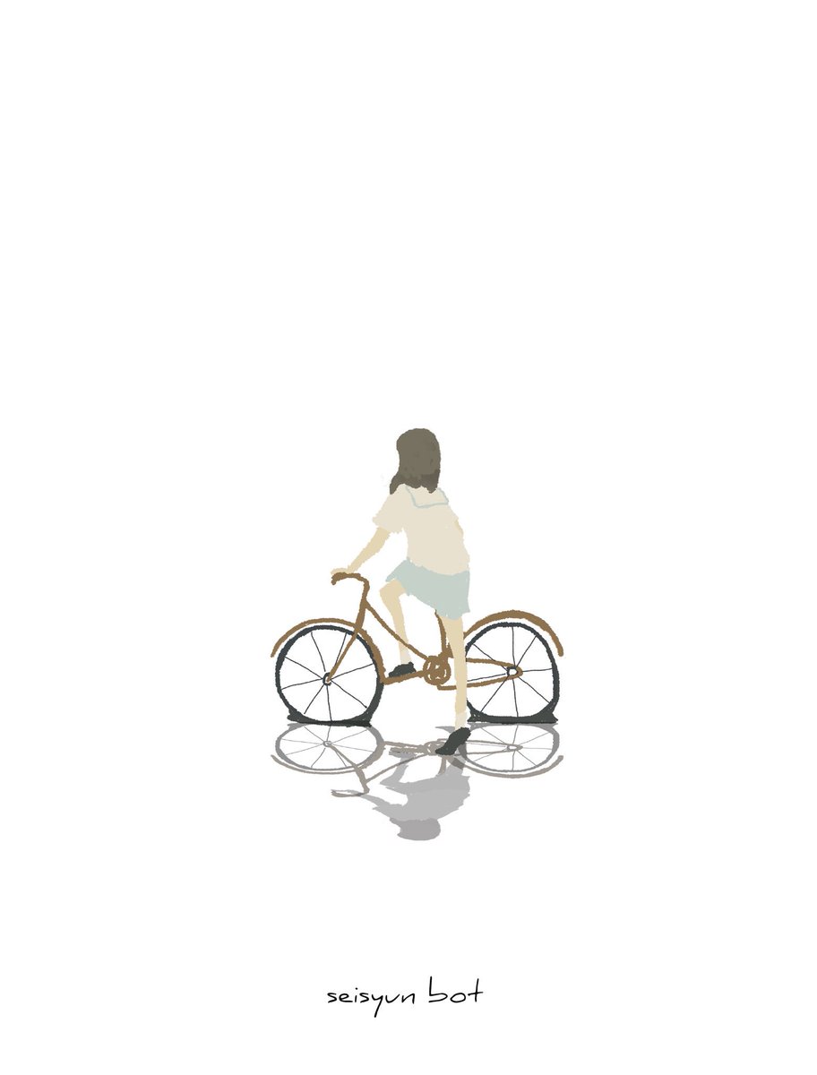 青春には自転車が必要なんだと 私はジブリから学びました 青春botのイラスト 青春には自転車が必要なんだと 私はジブリから学びました 青春botのイラスト