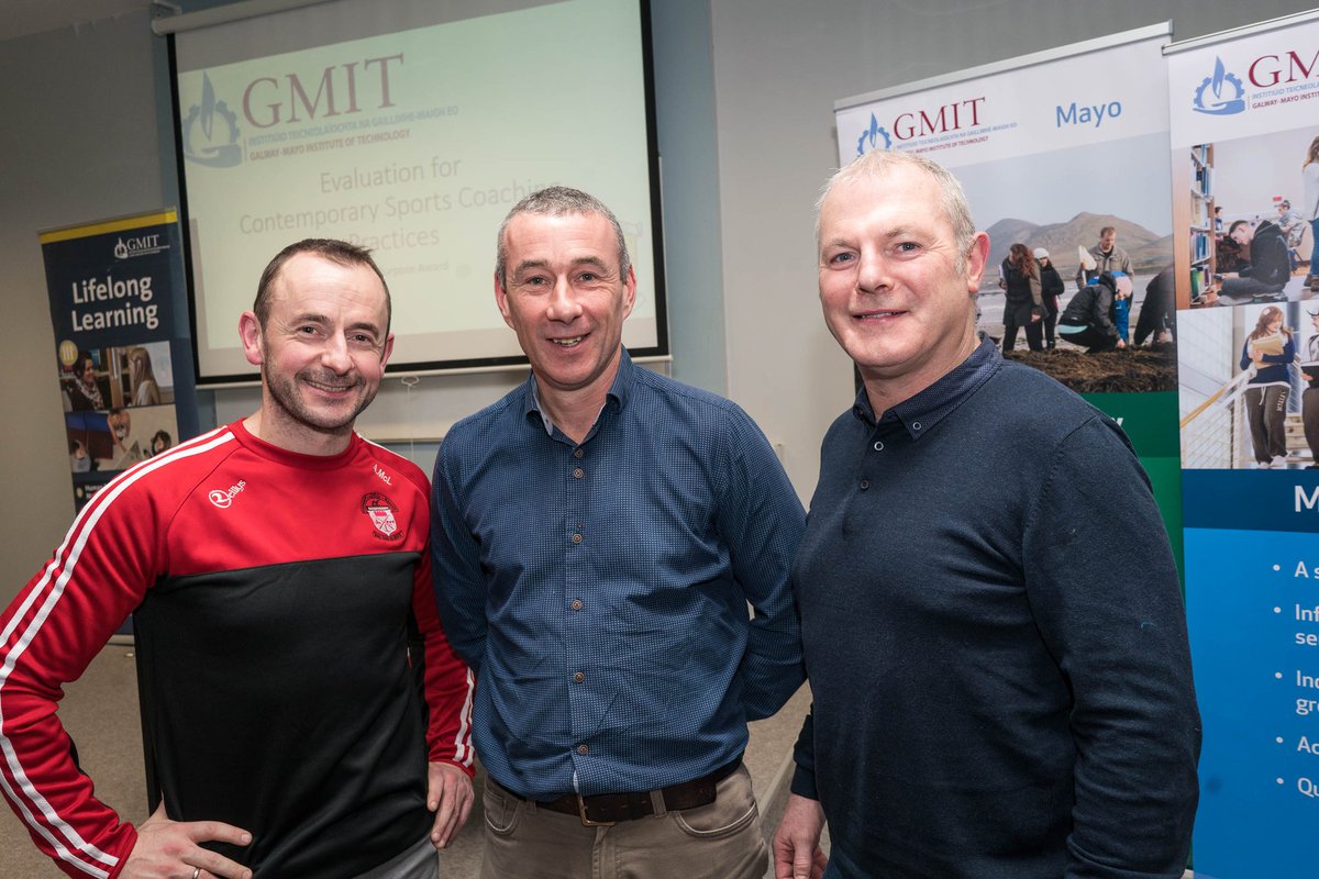 ATU_GalwayCity's tweet photo. #GMITnews GMIT Mayo offers exciting new course in Contemporary Sports Coaching Practices in association with @MayoGAA. 13-week part-time course starts 7 February. https://t.co/xLNhR9xq1d https://t.co/AxZN2lczrm