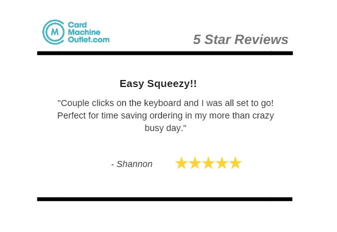 CardMachineDAL's tweet image. Thank you Shannon for the excellent review! Our website and sales team work hand in hand to create the most convenient and quick process to order placement! Satisfied customers are our priority! ⭐️⭐️⭐️⭐️⭐️