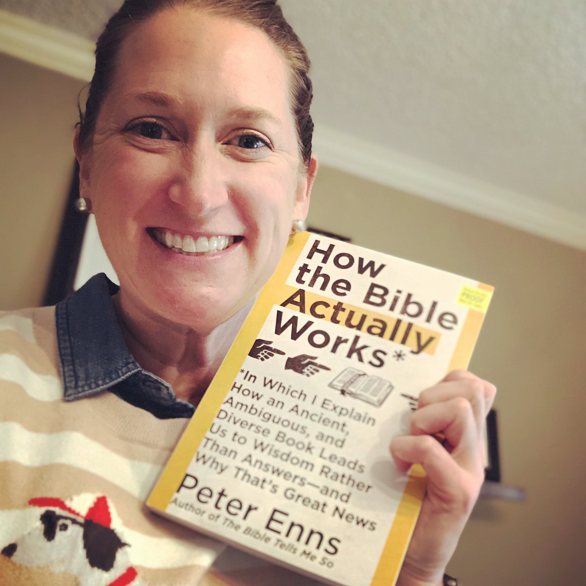 teach2connect's tweet photo. My copy of @peteenns How the Bible Actually Works* arrived today! So thankful to be on the #launchteam #wisebible @HarperOne #harperonepartner https://t.co/Heu0QR9Hw0